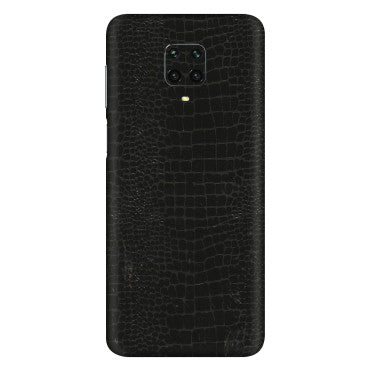 Xiaomi Redmi Phone Skins (All Models) - Snake Leather Black - 3D Embossed Finish (L-107) Redmi Note 9 Pro Max