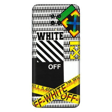 Xiaomi Redmi Phone Skins (All Models) - White Off Abstract - 3D Embossed Finish (L-172) Redmi Note 9 Pro Max