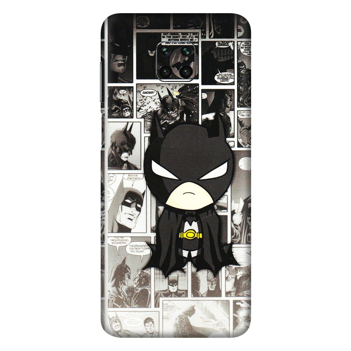 Xiaomi Redmi Phone Skins (All Models) - Toon Batman - 3D Embossed Finish (L-182) Redmi Note 9 Pro Max