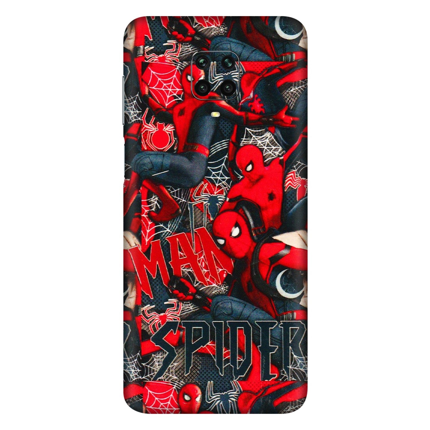 Xiaomi Redmi Phone Skins (All Models) - SpiderMan Cool - 3D Embossed Finish (L-188) Redmi Note 9 Pro Max