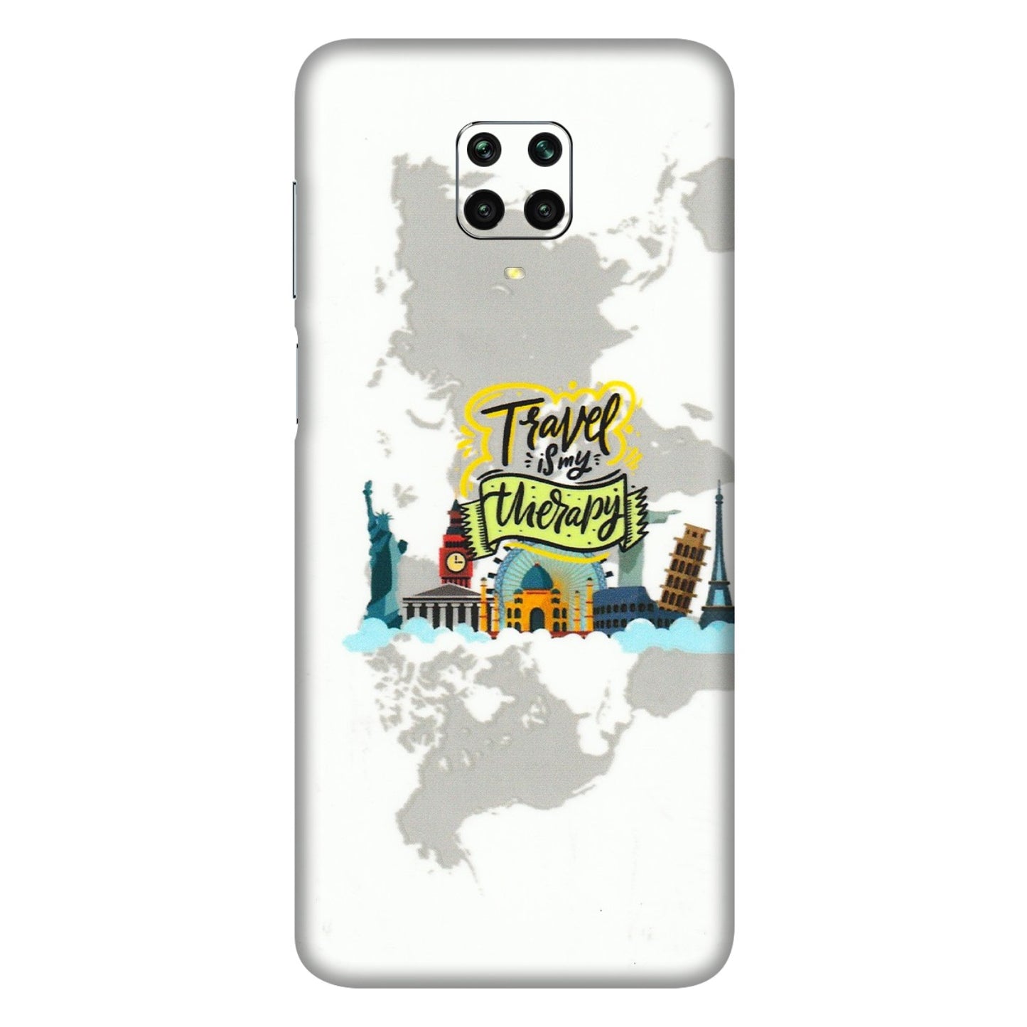 Xiaomi Redmi Phone Skins (All Models) - Travel Therapy - 3D Embossed Finish (L-199) Redmi Note 9 Pro Max