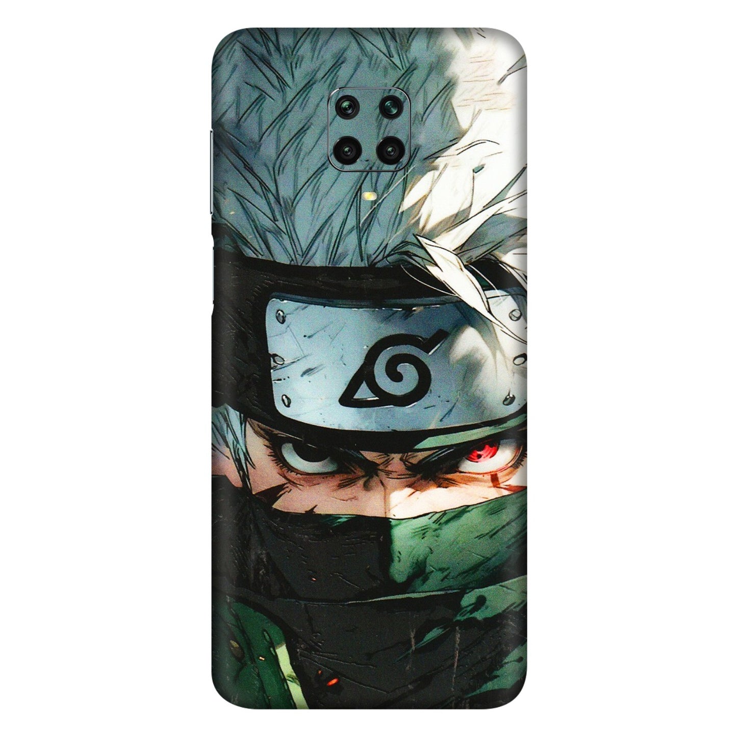 Xiaomi Redmi Phone Skins (All Models) - Kakashi Red Eye Focus - 3D Embossed Finish (L-227) Redmi Note 9 Pro Max