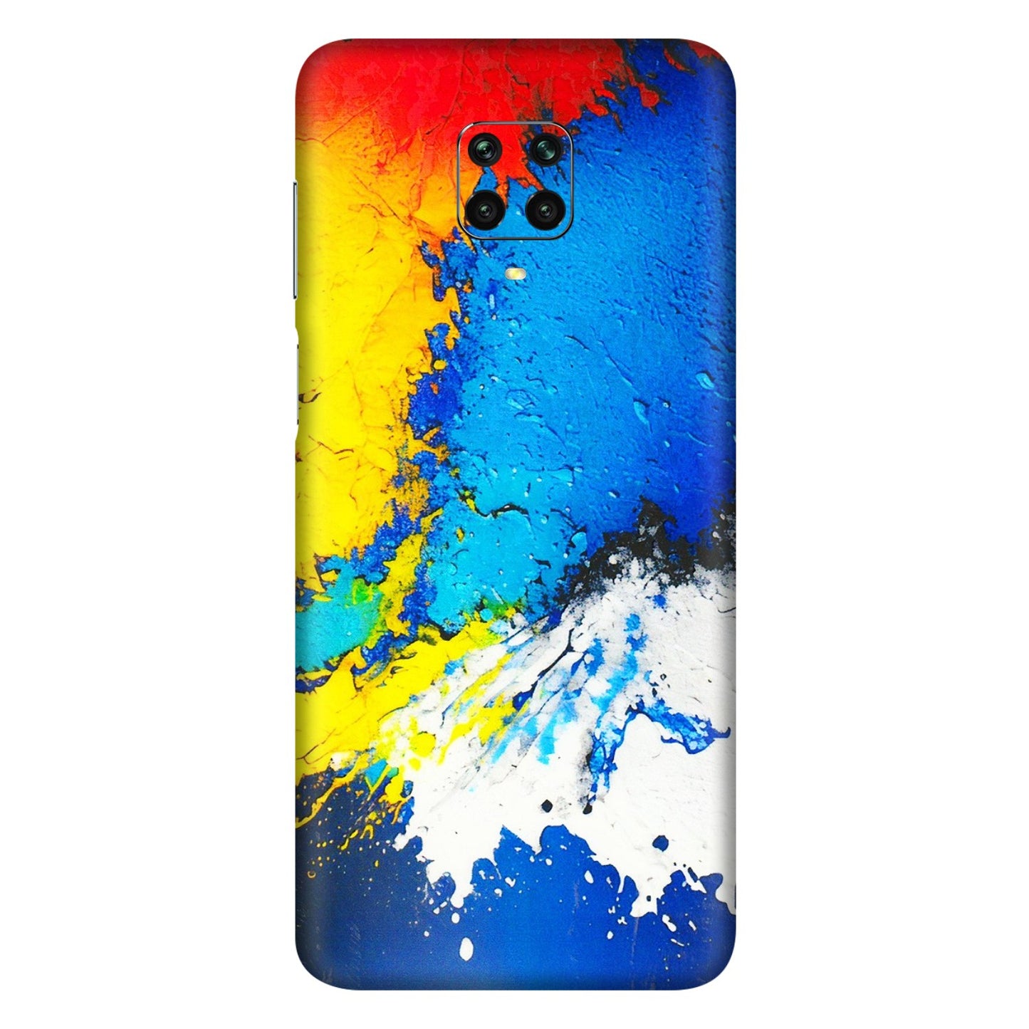 Xiaomi Redmi Phone Skins (All Models) - Acrylic Paint Spill - 3D Embossed Finish (L-229) Redmi Note 9 Pro Max