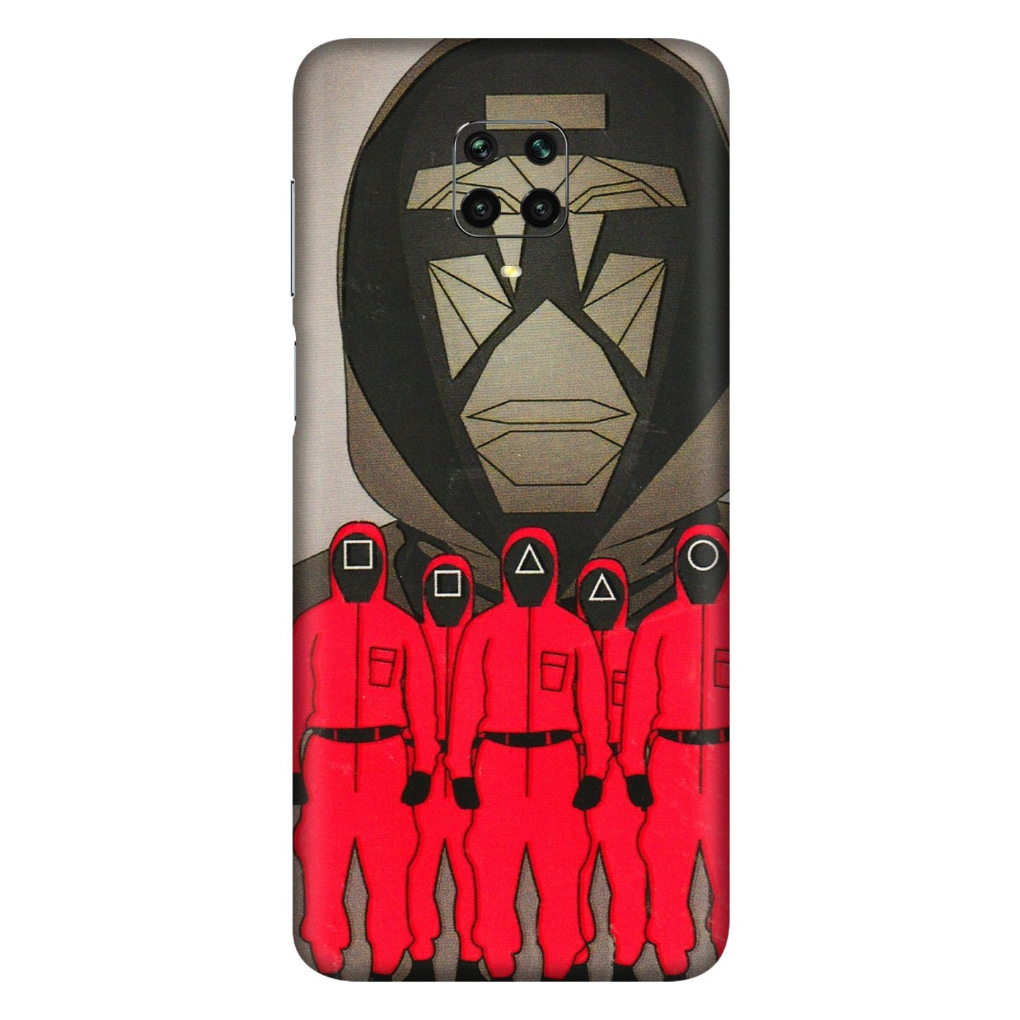 Xiaomi Redmi Phone Skins (All Models) - Squid Game Hero - 3D Embossed Finish (L-245) Redmi Note 9 Pro Max