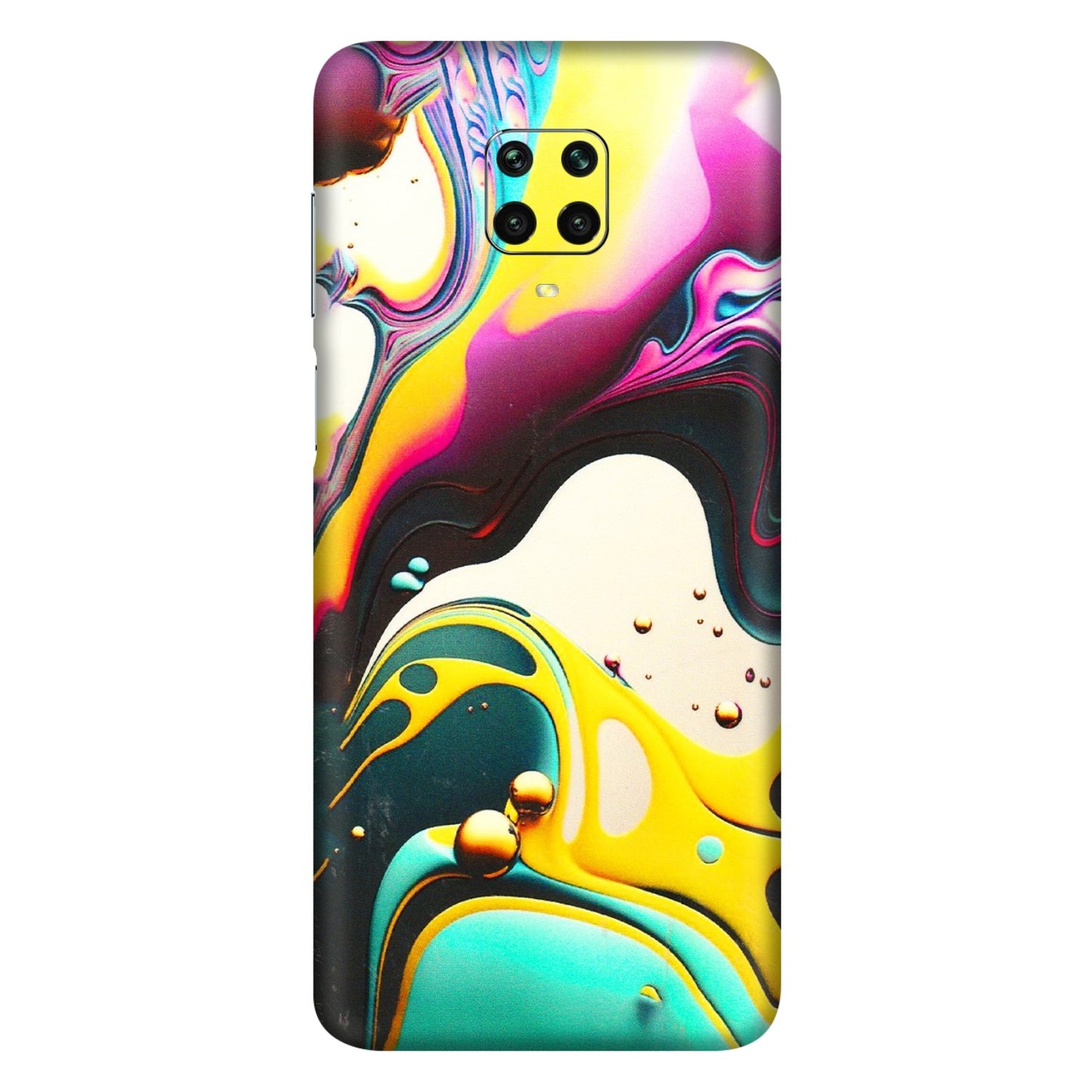 Xiaomi Redmi Phone Skins (All Models) - Multicolor Abstract pattern - 3D Embossed Finish (L-254) Redmi Note 9 Pro Max