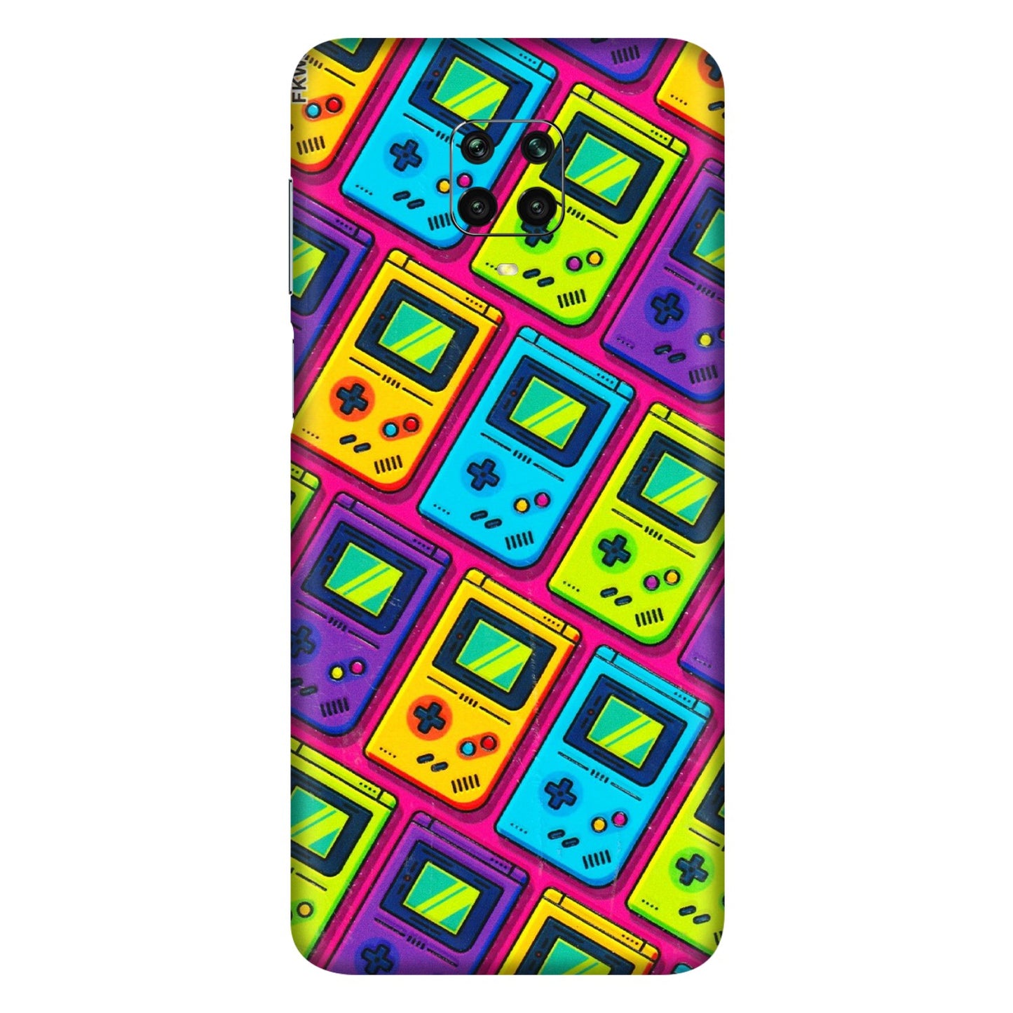 Xiaomi Redmi Phone Skins (All Models) - Gameboy Colourful - 3D Embossed Finish (L-266) Redmi Note 9 Pro Max