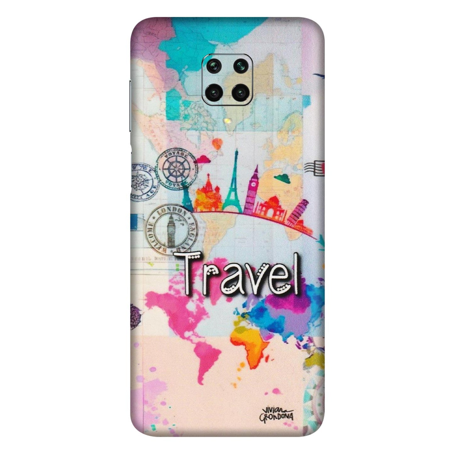 Xiaomi Redmi Phone Skins (All Models) - Travel The Wonders - Matte Finish (M-108) Redmi Note 9 Pro Max