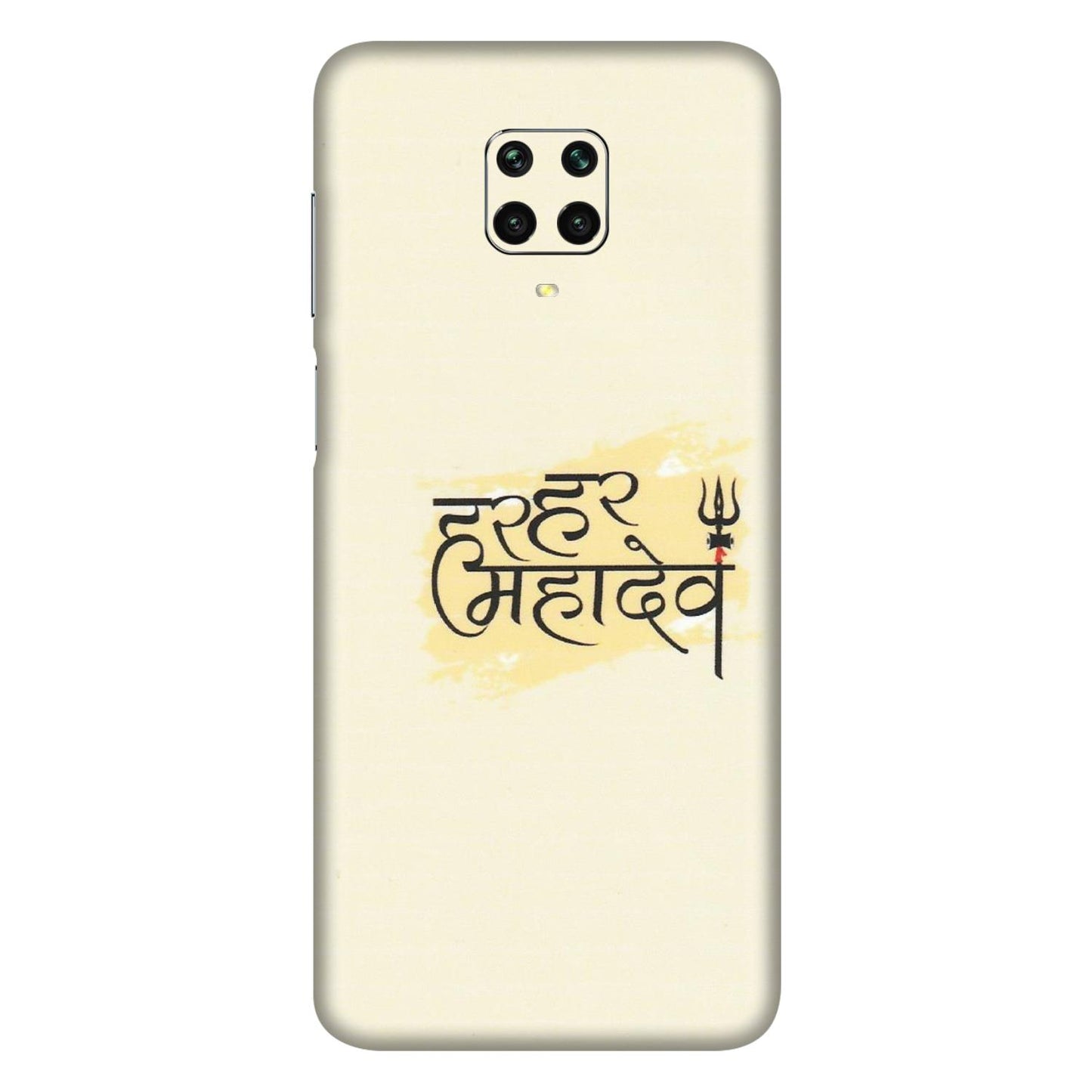 Xiaomi Redmi Phone Skins (All Models) - Har Har Mahadev - Matte Finish (M-10) Redmi Note 9 Pro Max