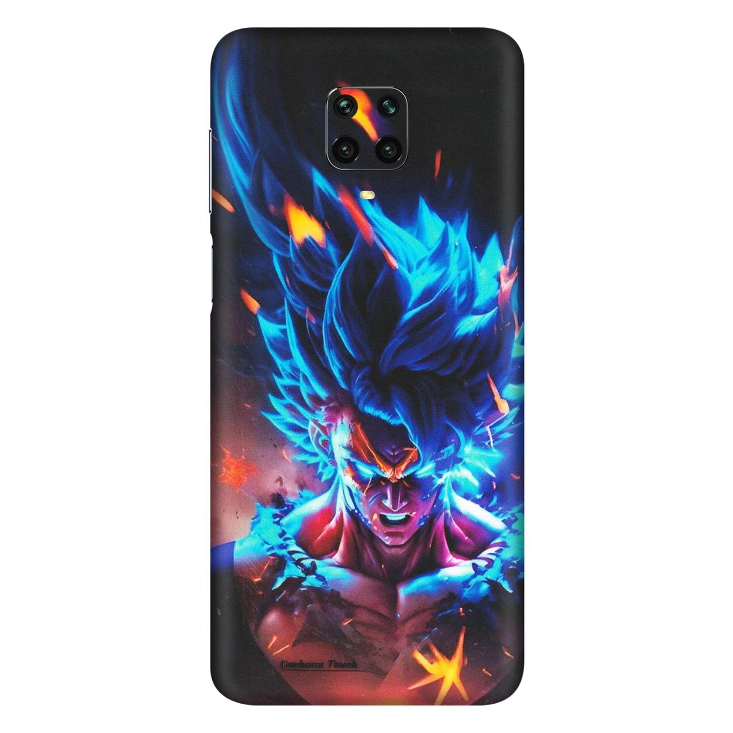 Xiaomi Redmi Phone Skins (All Models) - Angry Goku Dragon Ball Anime - Matte Finish (M-150) Redmi Note 9 Pro Max