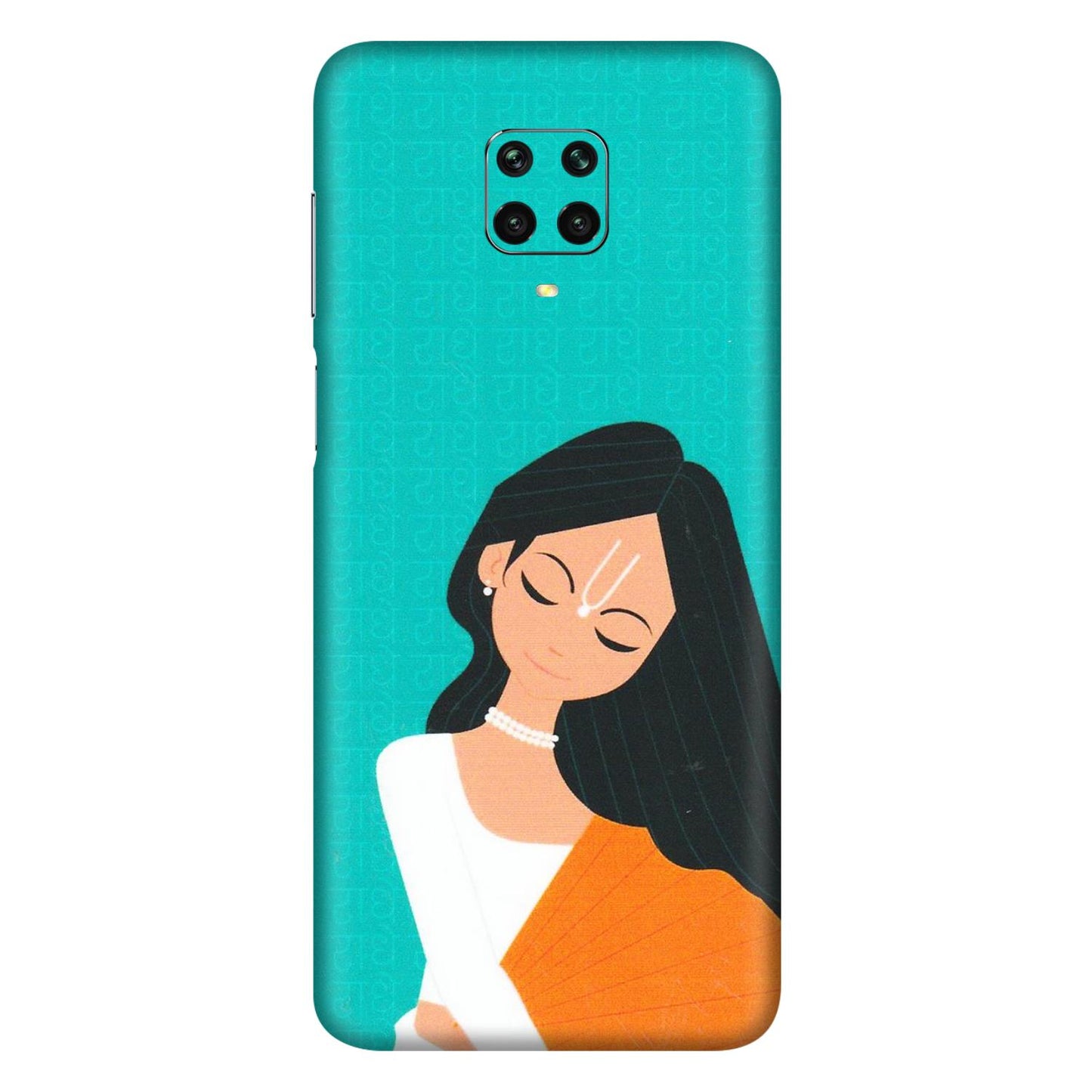 Xiaomi Redmi Phone Skins (All Models) - Radhe Radhe With Hindu Symbol - Matte Finish (M-164) Redmi Note 9 Pro Max
