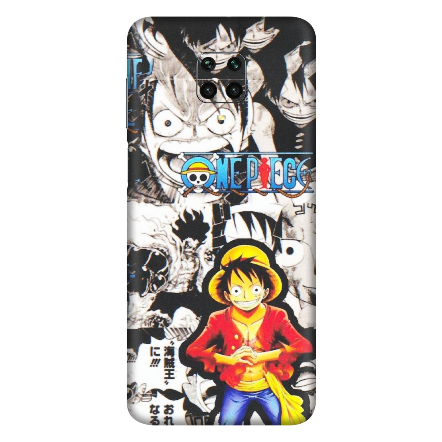 Xiaomi Redmi Phone Skins (All Models) - One Piece B&W - Matte Finish (M-63) Redmi Note 9 Pro Max