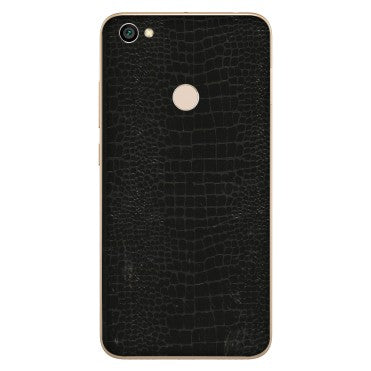 Xiaomi Redmi Phone Skins (All Models) - Snake Leather Black - 3D Embossed Finish (L-107) Redmi Y1