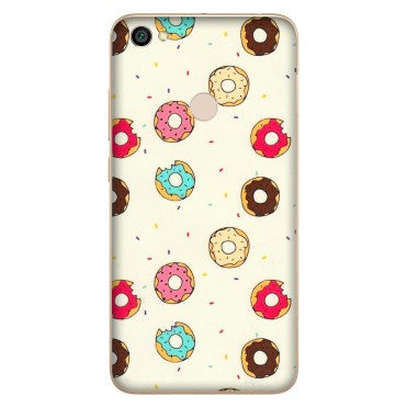 Xiaomi Redmi Phone Skins (All Models) - Mini Donuts Doodle Art - 3D Embossed Finish (L-122) Redmi Y1
