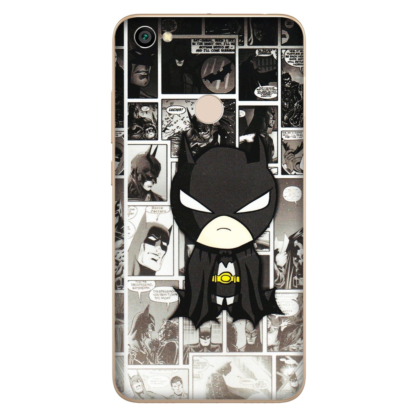 Xiaomi Redmi Phone Skins (All Models) - Toon Batman - 3D Embossed Finish (L-182) Redmi Y1