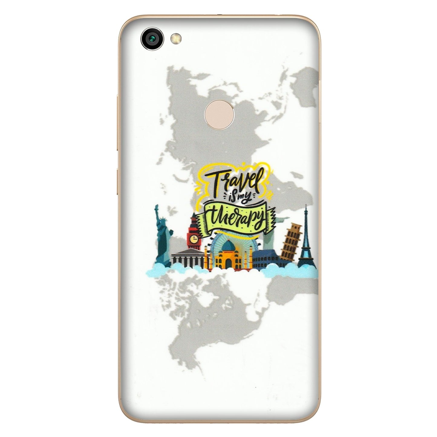 Xiaomi Redmi Phone Skins (All Models) - Travel Therapy - 3D Embossed Finish (L-199) Redmi Y1