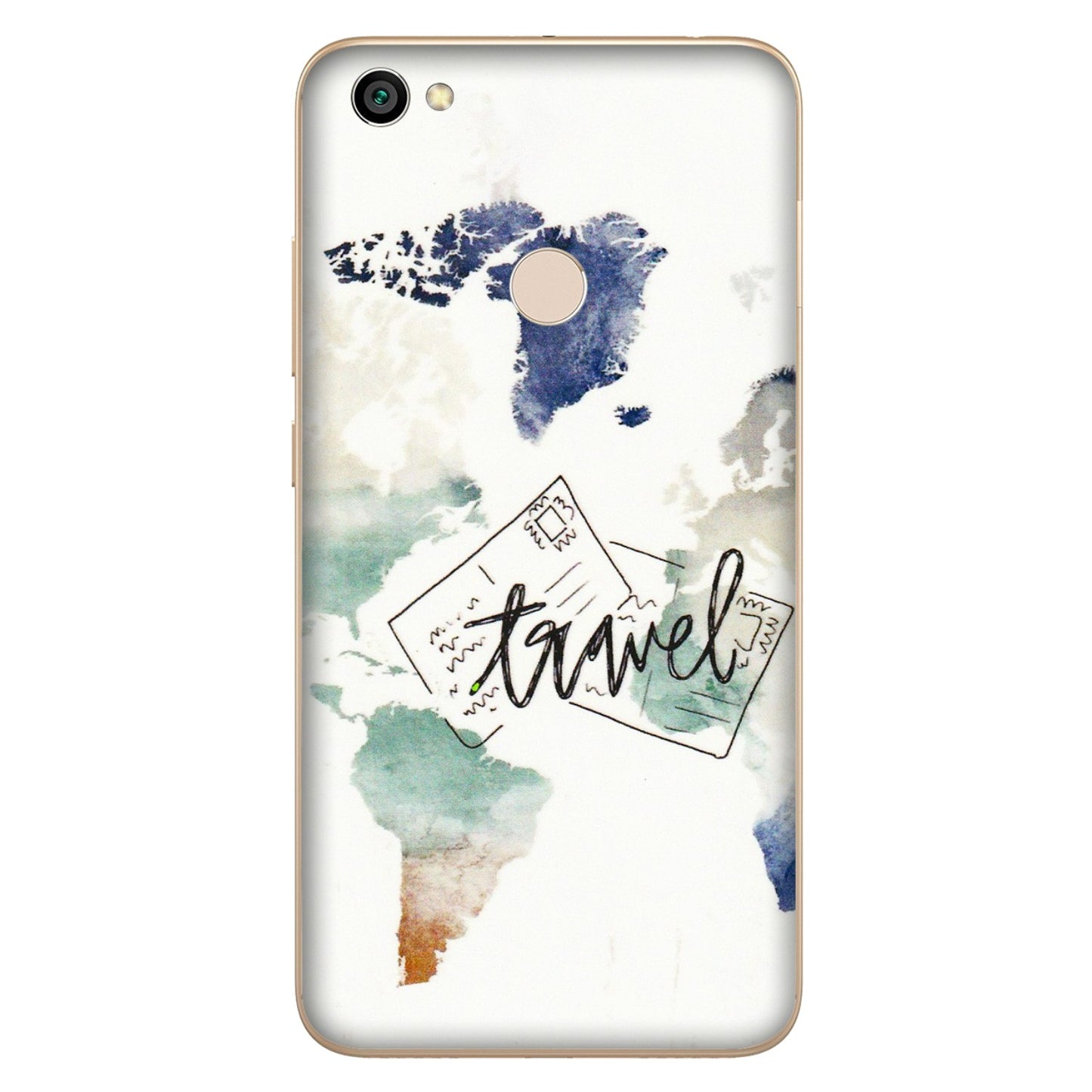 Xiaomi Redmi Phone Skins (All Models) - Travel The World - 3D Embossed Finish (L-232) Redmi Y1