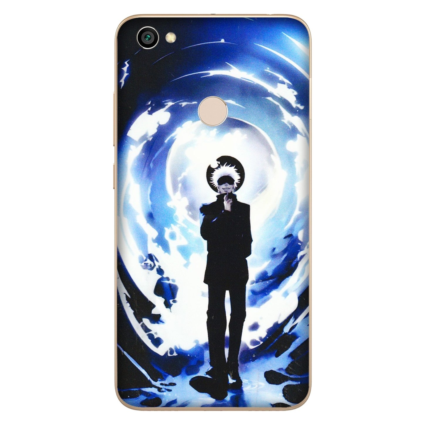 Xiaomi Redmi Phone Skins (All Models) - Satoru Gojo Dark Blue - 3D Embossed Finish (L-235) Redmi Y1