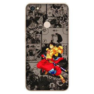 Xiaomi Redmi Phone Skins (All Models) - One Piece Rocket Punch Manga - 3D Embossed Finish (L-25) Redmi Y1