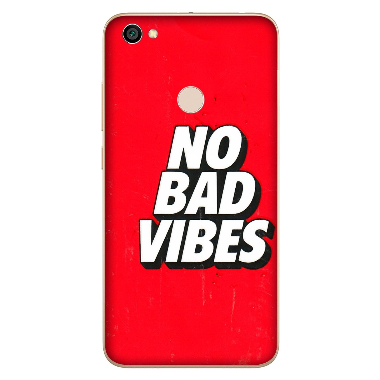Xiaomi Redmi Phone Skins (All Models) - No Bad Vibes - 3D Embossed Finish (L-280) Redmi Y1