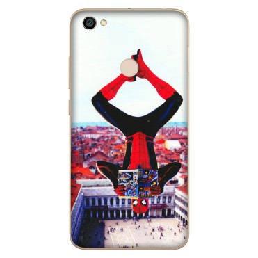 Xiaomi Redmi Phone Skins (All Models) - Spiderman Hanging - 3D Embossed Finish (L-53) Redmi Y1