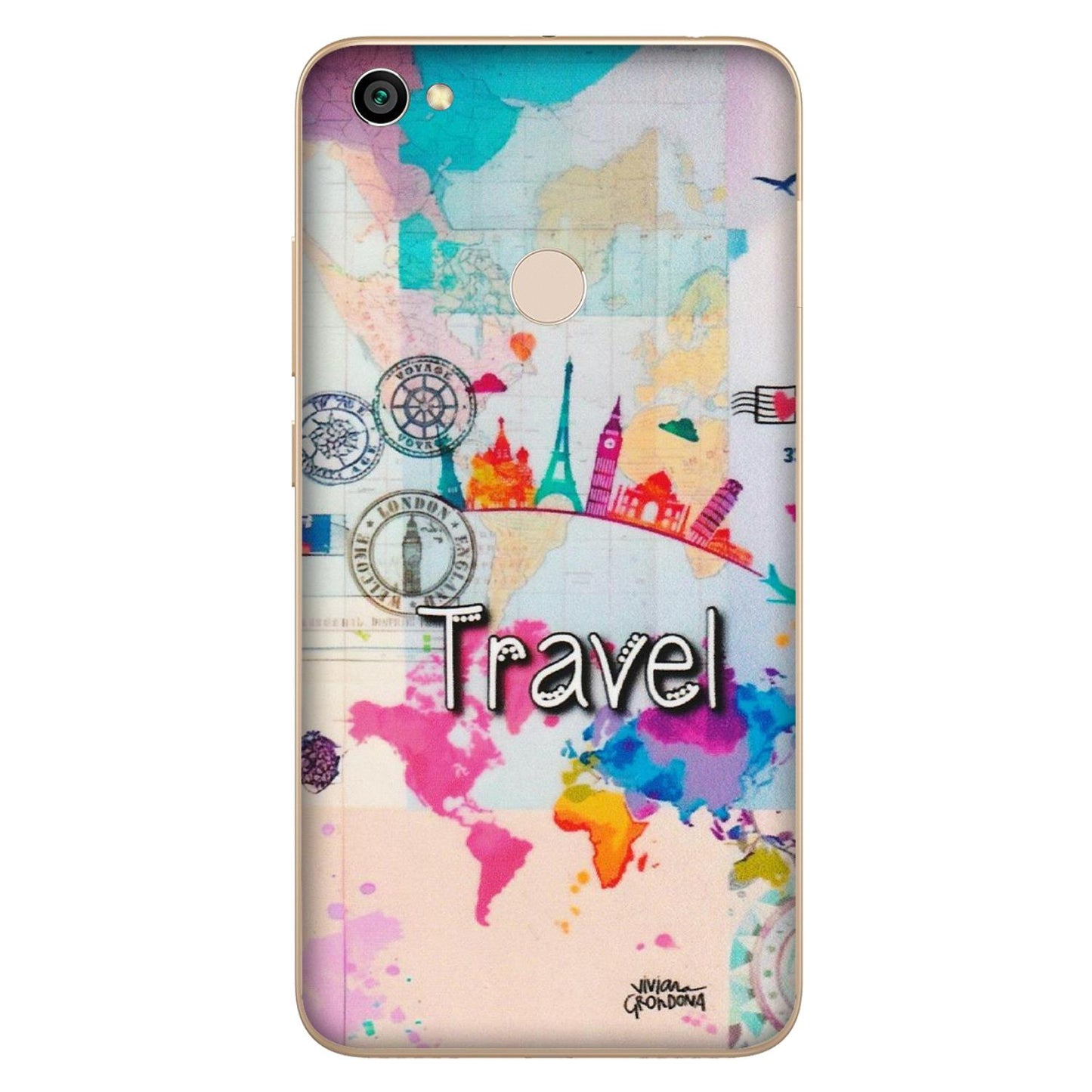 Xiaomi Redmi Phone Skins (All Models) - Travel The Wonders - Matte Finish (M-108) Redmi Y1