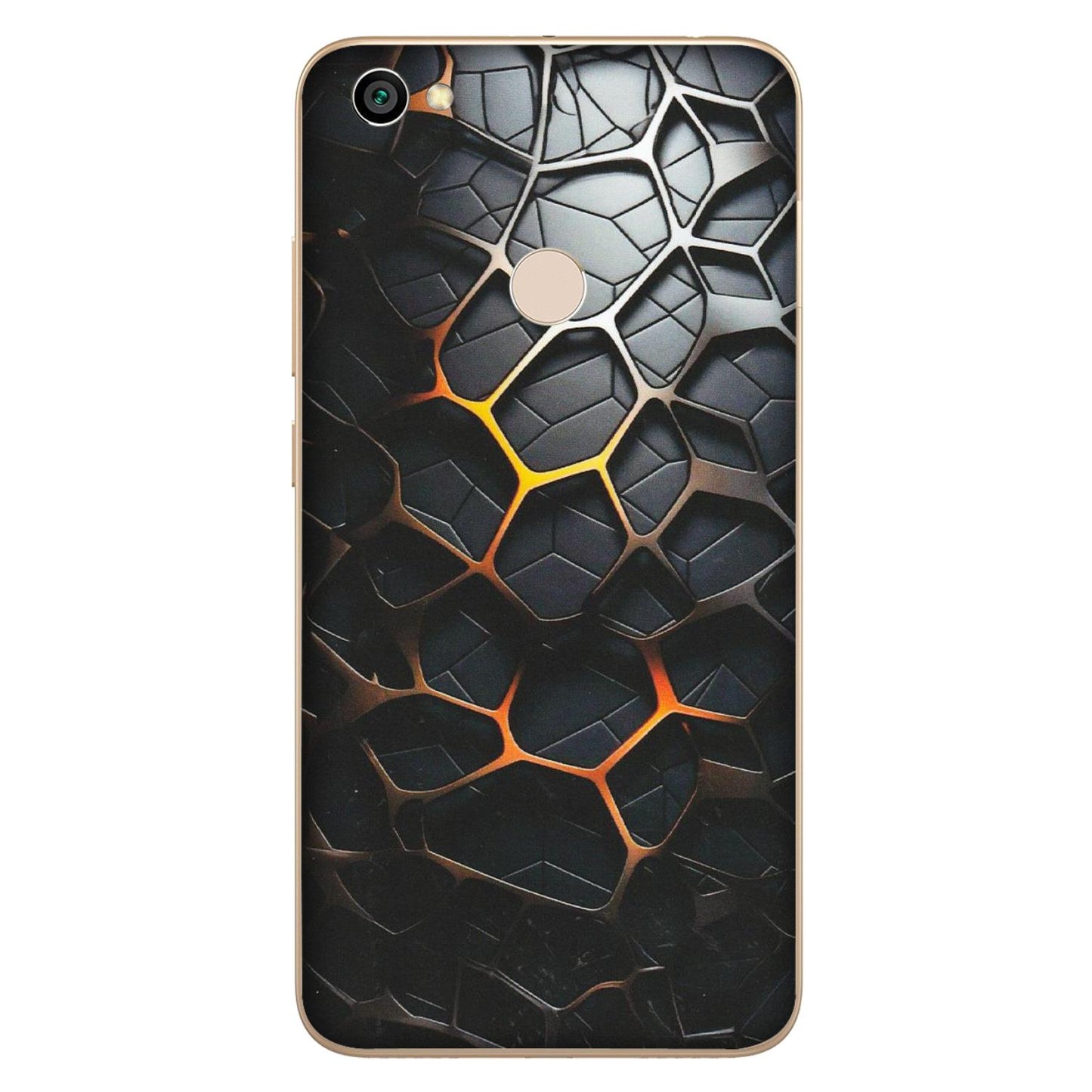 Xiaomi Redmi Phone Skins (All Models) - New Abstract Graphite Tiles - Matte Finish (M-130) Redmi Y1