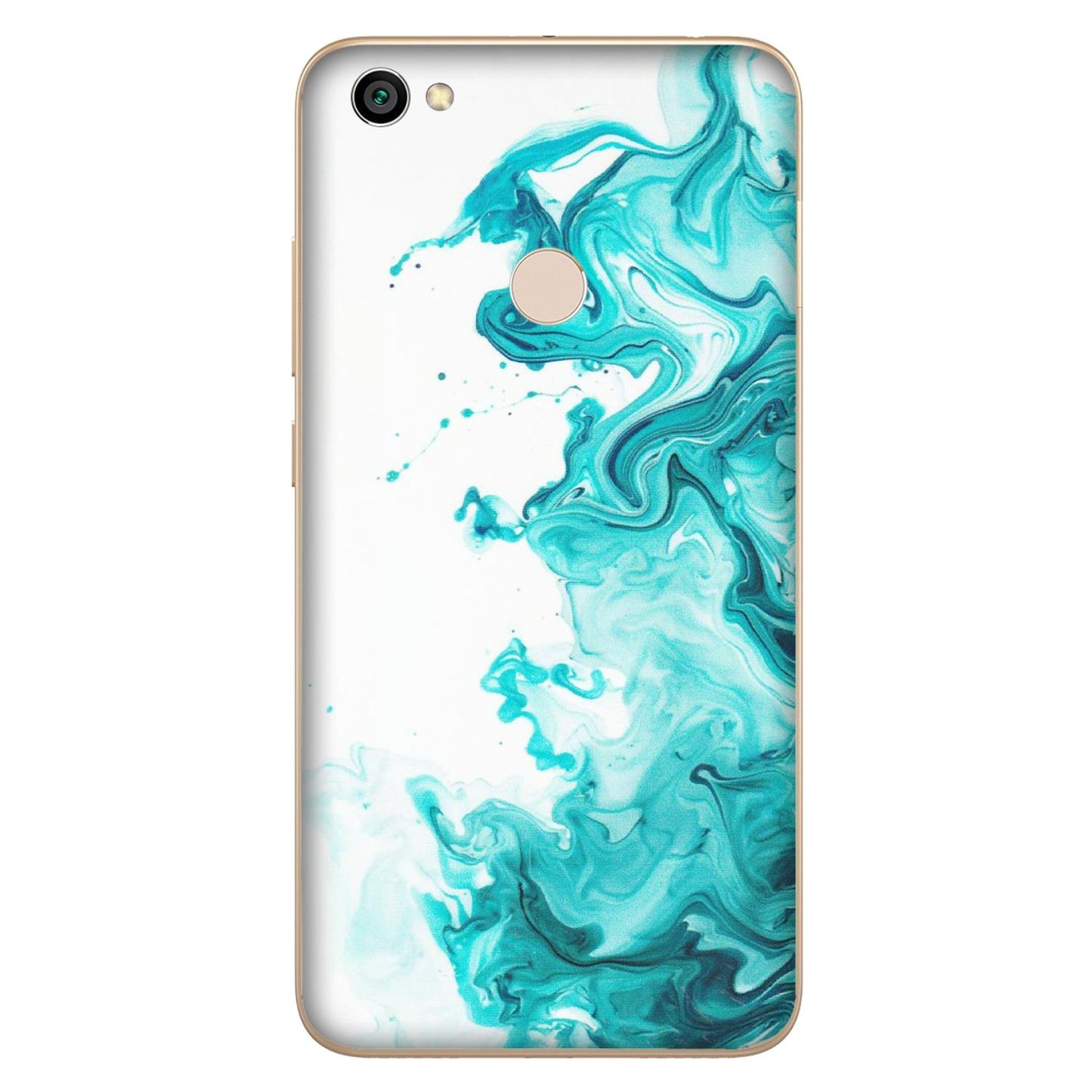 Xiaomi Redmi Phone Skins (All Models) - Sky Blue Abstract Colour - Matte Finish (M-146) Redmi Y1