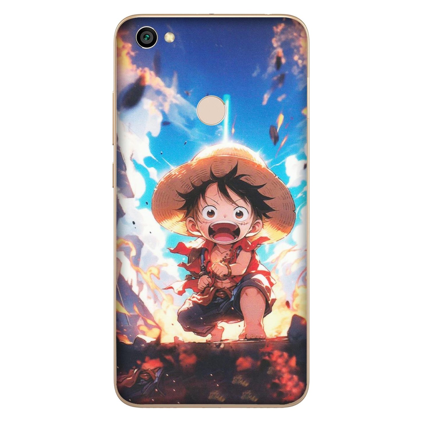 Xiaomi Redmi Phone Skins (All Models) - Toon One Piece Cute Character - Matte Finish (M-35) Redmi Y1