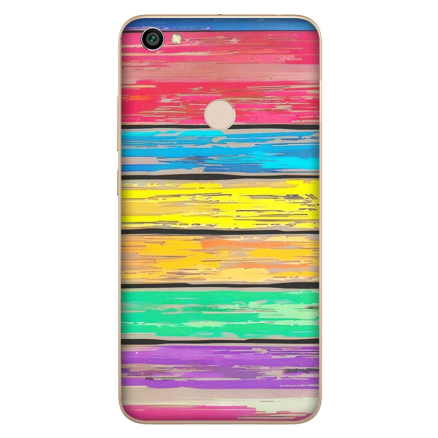 Xiaomi Redmi Phone Skins (All Models) - Multi Colour Wooden Wall - Matte Finish (M-96) Redmi Y1