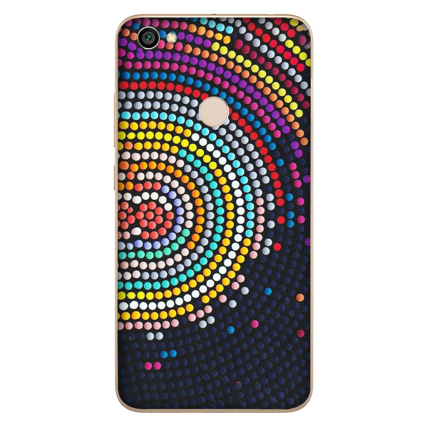 Xiaomi Redmi Phone Skins (All Models) - Rainbow Dot Mandala - Matte Finish (M-97) Redmi Y1