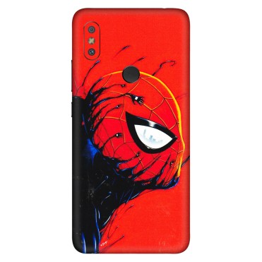 Xiaomi Redmi Phone Skins (All Models) - Spiderman Face Venom - 3D Embossed Finish (L-165) Redmi Y2