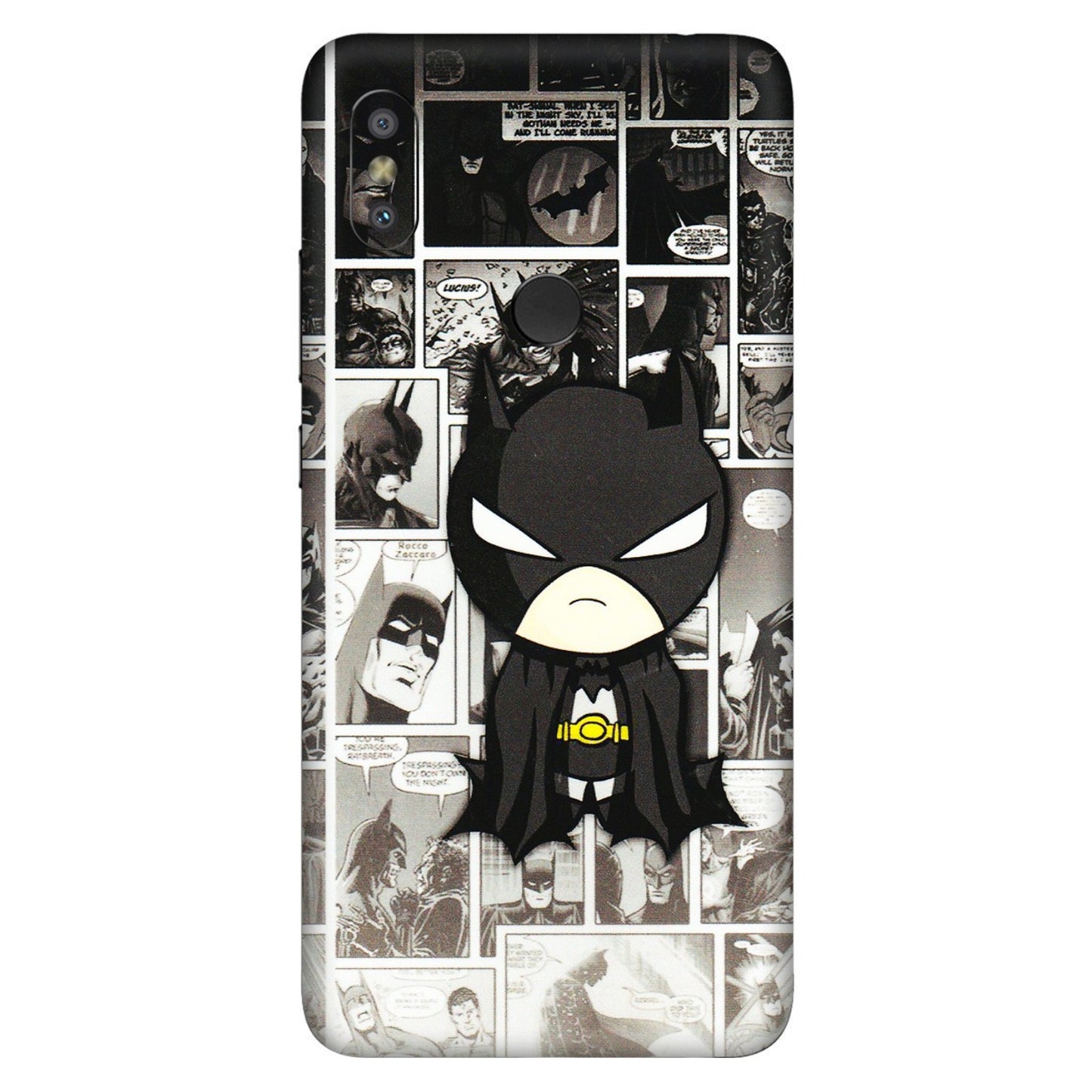 Xiaomi Redmi Phone Skins (All Models) - Toon Batman - 3D Embossed Finish (L-182) Redmi Y2