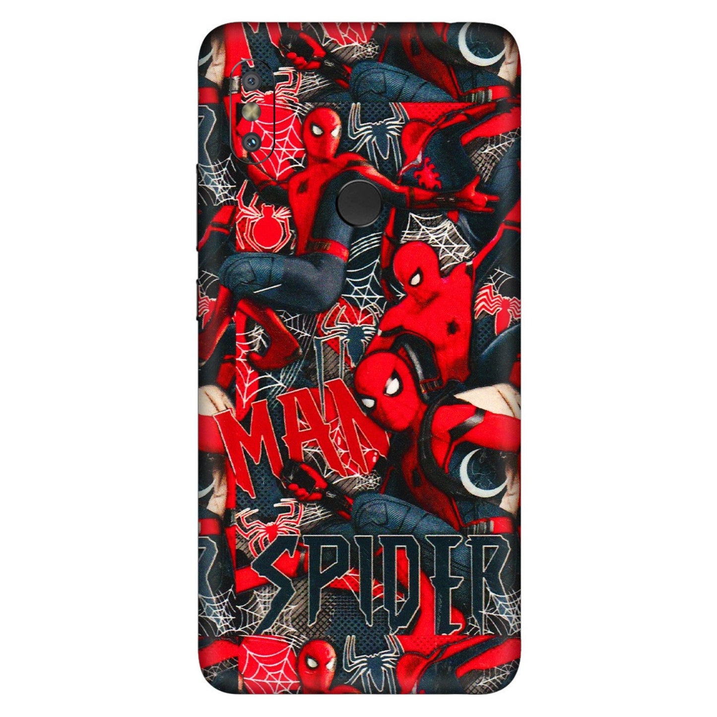 Xiaomi Redmi Phone Skins (All Models) - SpiderMan Cool - 3D Embossed Finish (L-188) Redmi Y2