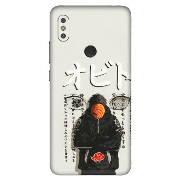 Xiaomi Redmi Phone Skins (All Models) - Obito Anime Eye - 3D Embossed Finish (L-19) Redmi Y2