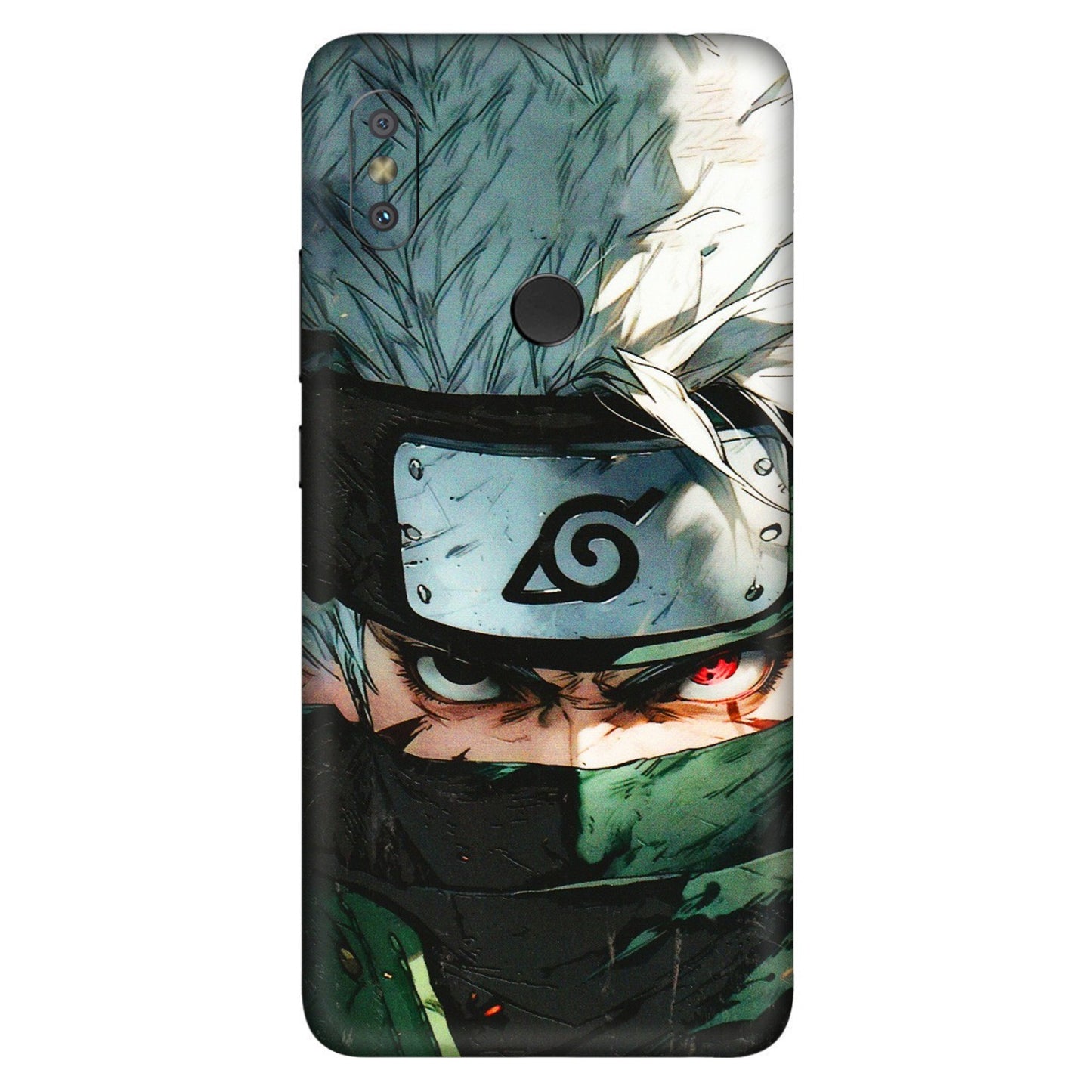 Xiaomi Redmi Phone Skins (All Models) - Kakashi Red Eye Focus - 3D Embossed Finish (L-227) Redmi Y2