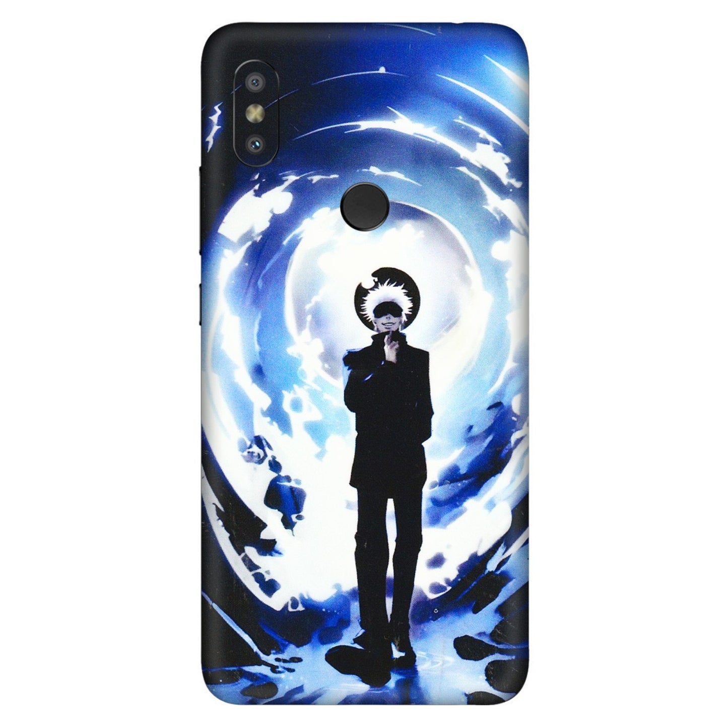 Xiaomi Redmi Phone Skins (All Models) - Satoru Gojo Dark Blue - 3D Embossed Finish (L-235) Redmi Y2