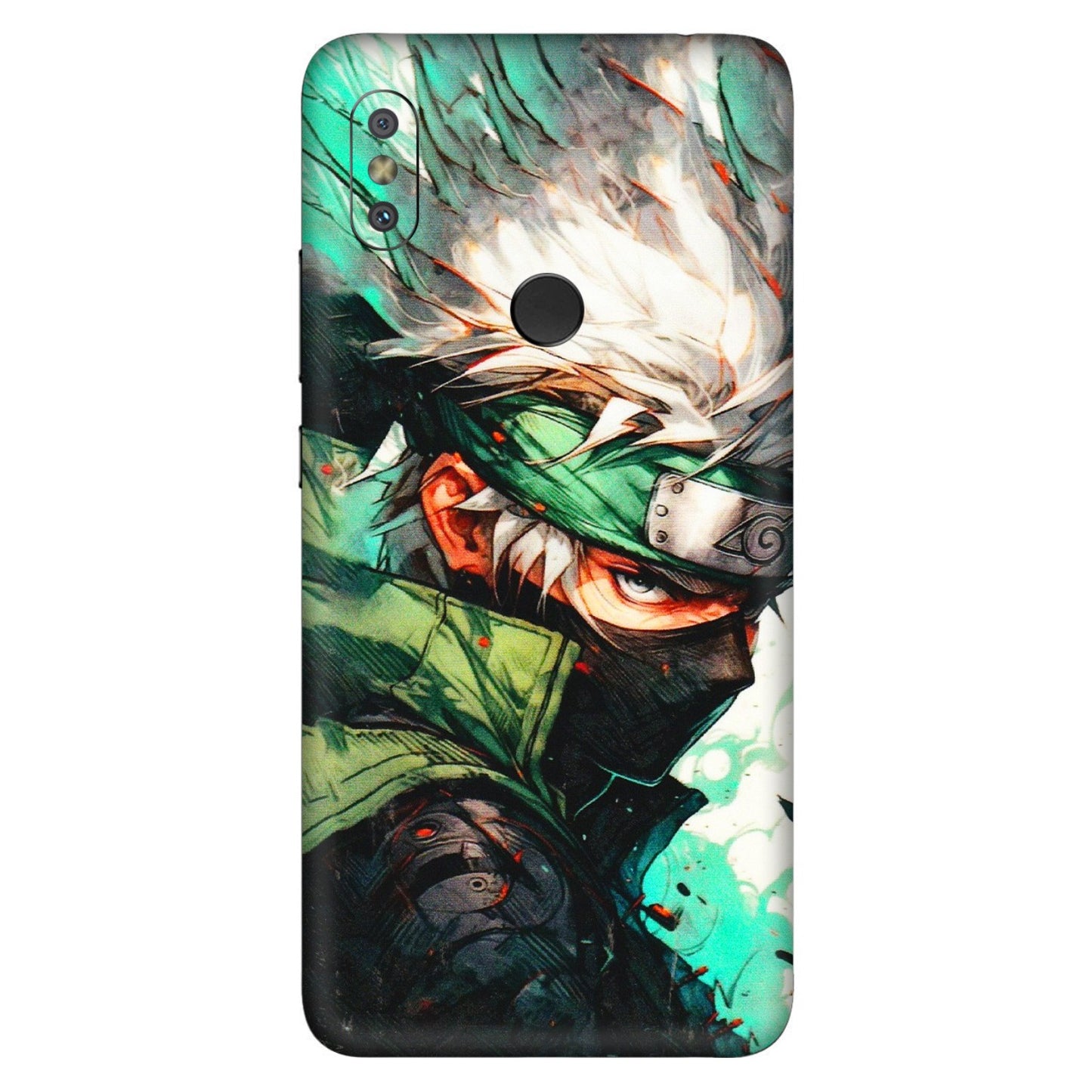 Xiaomi Redmi Phone Skins (All Models) - Kakashi Side Profile - 3D Embossed Finish (L-249) Redmi Y2