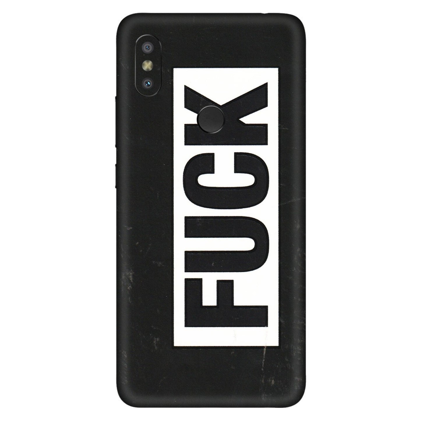 Xiaomi Redmi Phone Skins (All Models) - The F Word - 3D Embossed Finish (L-255) Redmi Y2