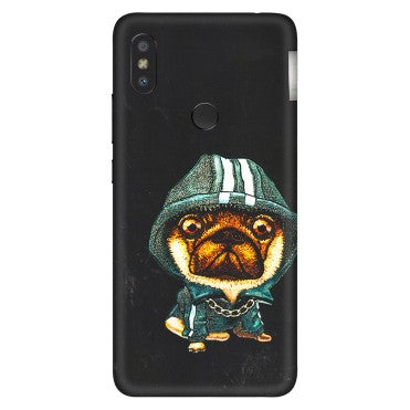 Xiaomi Redmi Phone Skins (All Models) - Puppy N Hoodie - 3D Embossed Finish (L-90) Redmi Y2