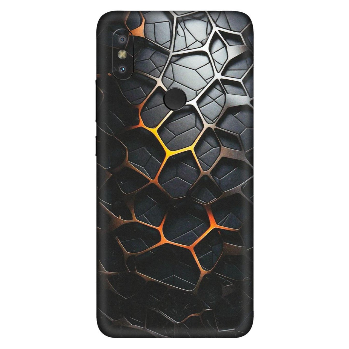 Xiaomi Redmi Phone Skins (All Models) - New Abstract Graphite Tiles - Matte Finish (M-130) Redmi Y2