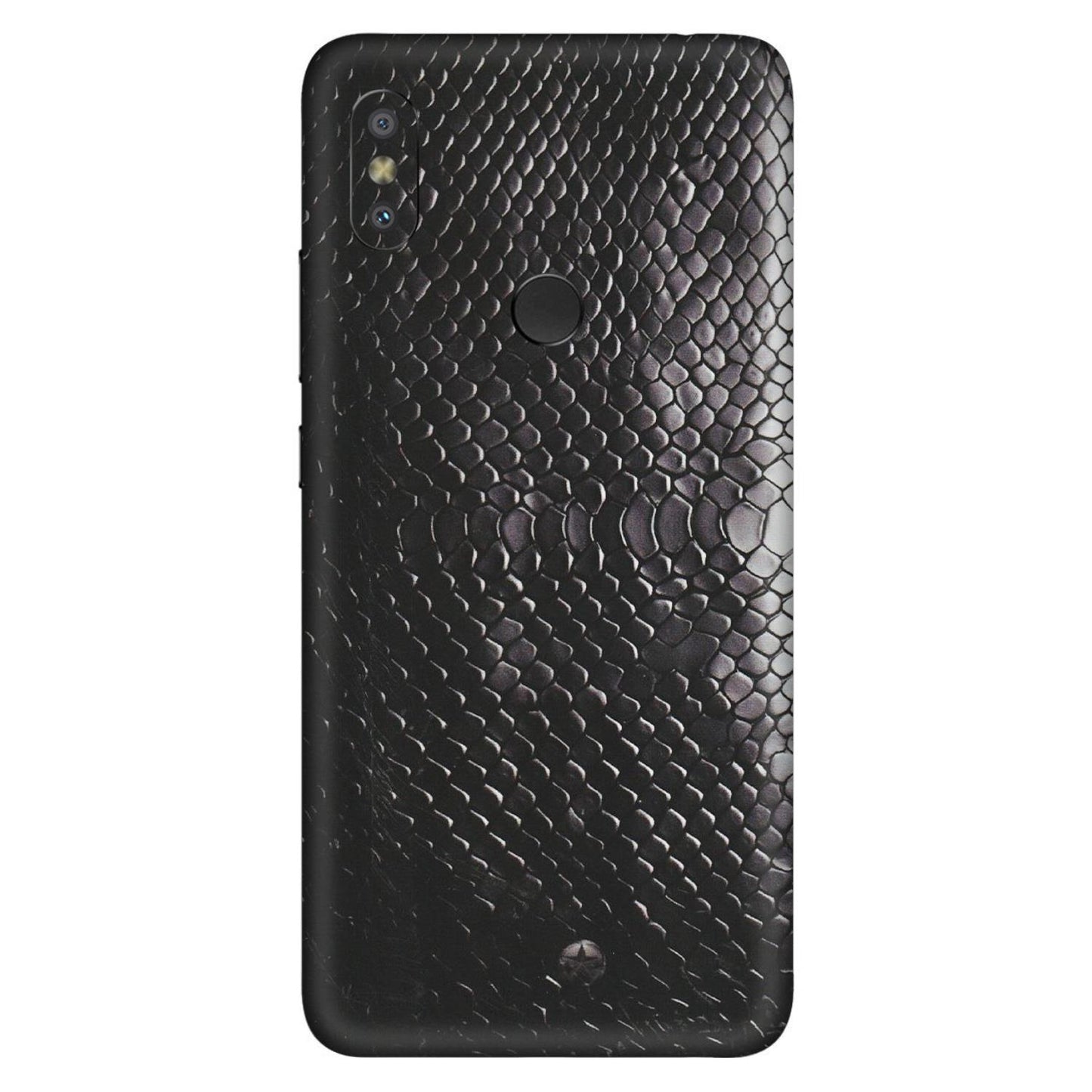Xiaomi Redmi Phone Skins (All Models) - Black Snack Leather - Matte Finish (M-147) Redmi Y2