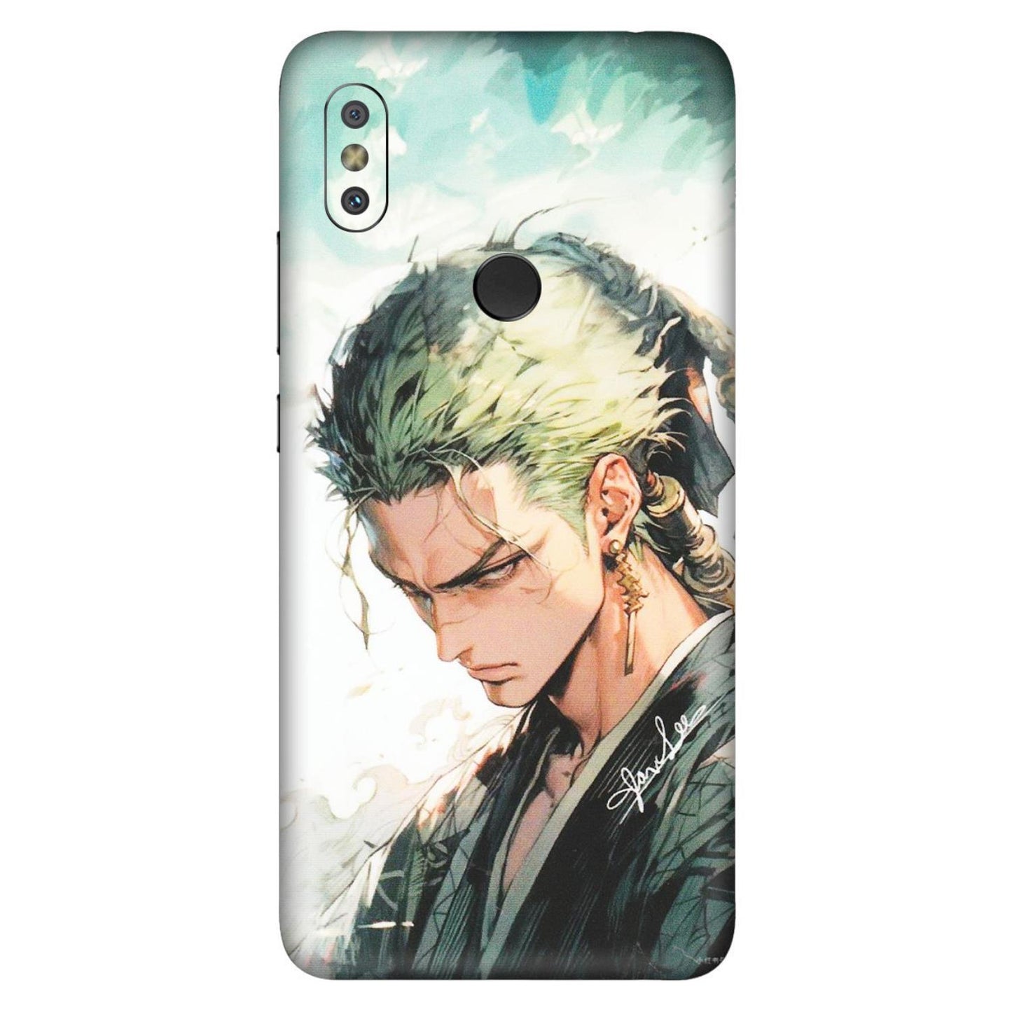 Xiaomi Redmi Phone Skins (All Models) - Pirate Hunter One Piece Anime - Matte Finish (M-157) Redmi Y2