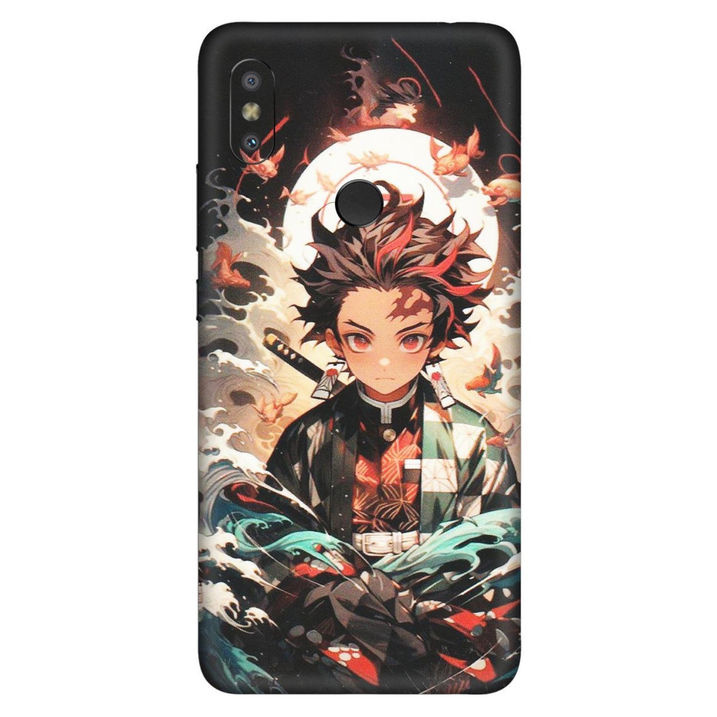 Xiaomi Redmi Phone Skins (All Models) - Tanjiro Demon Slayer Anime - Matte Finish (M-158) Redmi Y2