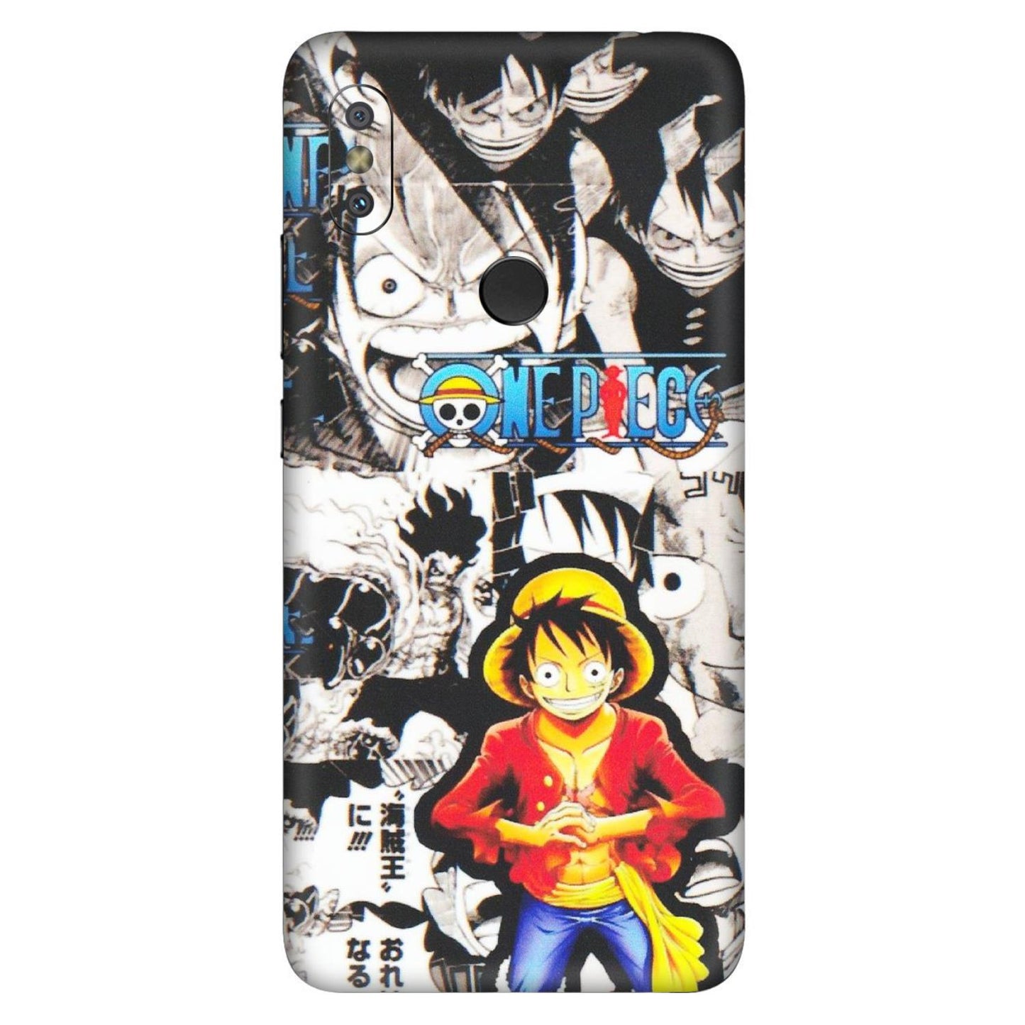 Xiaomi Redmi Phone Skins (All Models) - One Piece B&W - Matte Finish (M-63) Redmi Y2
