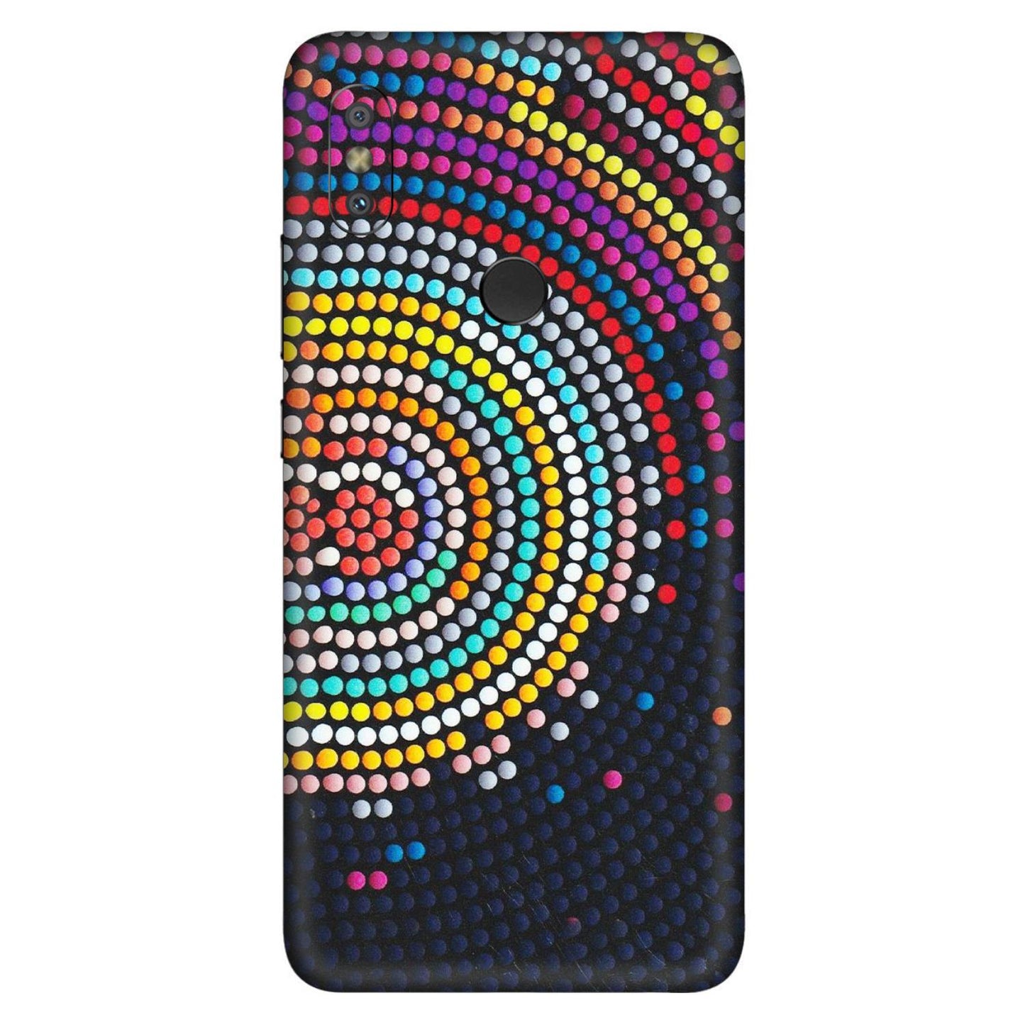 Xiaomi Redmi Phone Skins (All Models) - Rainbow Dot Mandala - Matte Finish (M-97) Redmi Y2