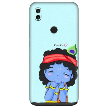 Xiaomi Redmi Phone Skins (All Models) - Radhe Radhe Cute Toon - 3D Embossed Finish (L-05) Redmi Y3