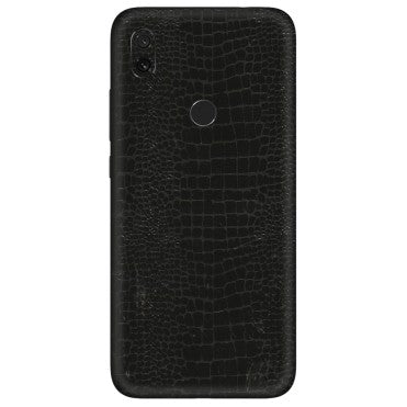 Xiaomi Redmi Phone Skins (All Models) - Snake Leather Black - 3D Embossed Finish (L-107) Redmi Y3