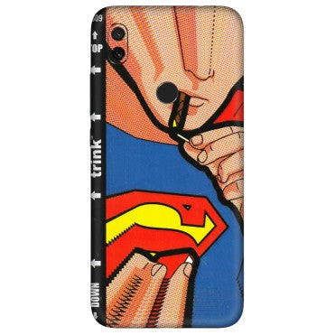 Xiaomi Redmi Phone Skins (All Models) - Superman Sutta - 3D Embossed Finish (L-130) Redmi Y3