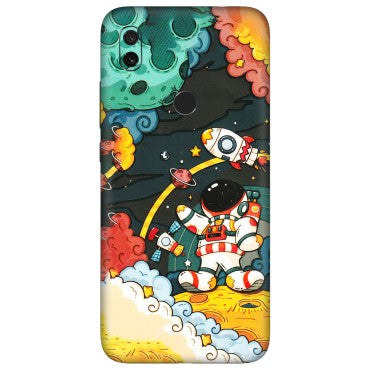 Xiaomi Redmi Phone Skins (All Models) - Astronauts & Spaceship - 3D Embossed Finish (L-145) Redmi Y3