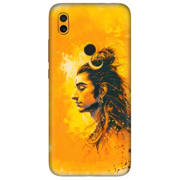 Xiaomi Redmi Phone Skins (All Models) - Shiv Shakti - 3D Embossed Finish (L-14) Redmi Y3